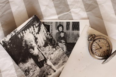 antika cep saatleri ve eski fotoğrafları