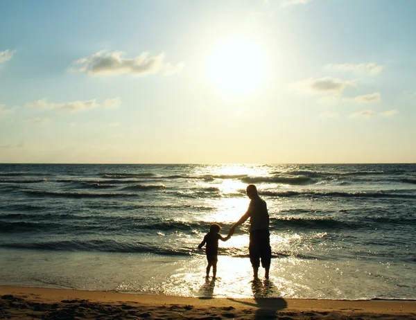 Père et fils — Photo