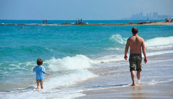 Padre e figlio — Foto Stock