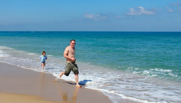 Padre e figlio — Foto Stock