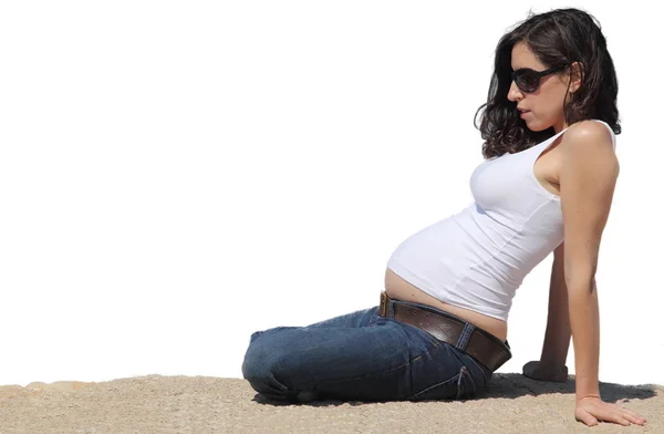 Foto di donna incinta — Foto Stock