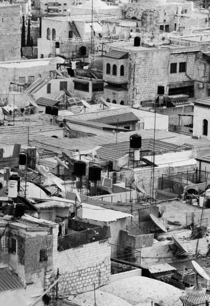 Telhados da cidade velha de Jerusalém — Fotografia de Stock