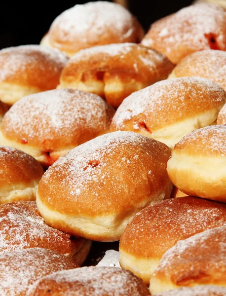 Fresh Hanukkah Donuts in the market — Stock Photo, Image