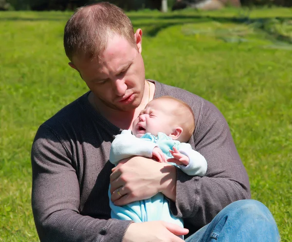 Padre con bambino — Foto Stock