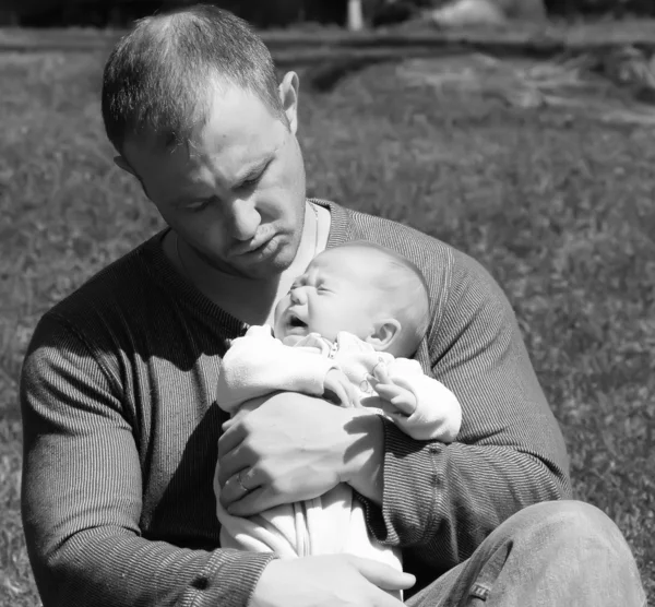 Father with baby — Stock Photo, Image