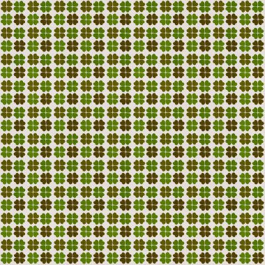 Yeşil yonca desenli dokulu kağıt