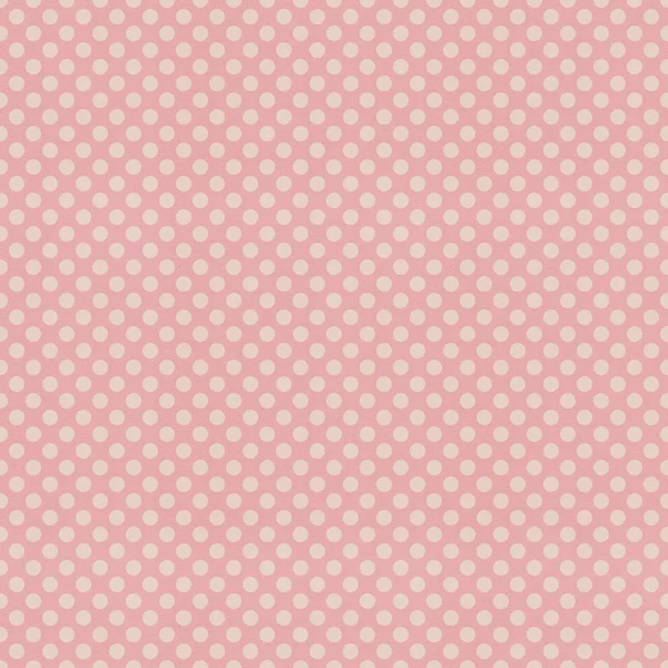 Seamless pink polka dots patten on textured paper — Stock Photo, Image