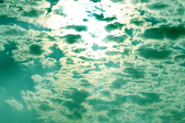 Błękitne niebo w stylu vintage — Zdjęcie stockowe