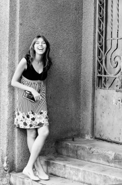 güleryüzlü kadın