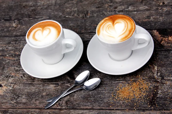 Tassen Cappuccino — Stockfoto