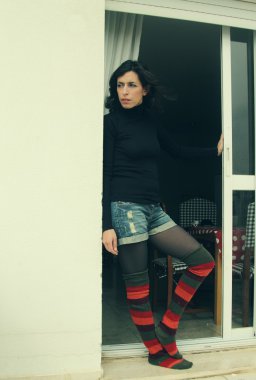 güzel 35 yaşında bir kadın portresi