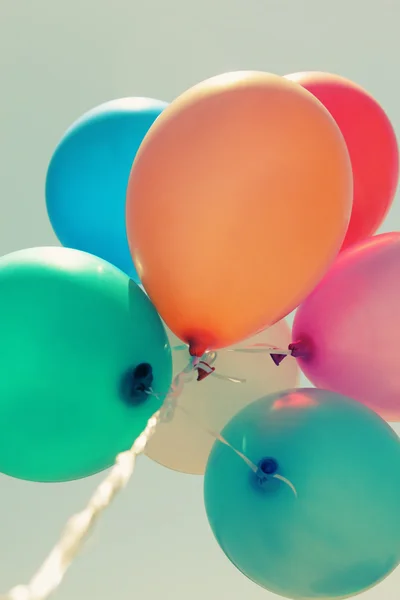 Gros plan de ballons colorés — Photo