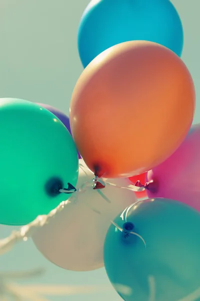 Gros plan de ballons colorés — Photo