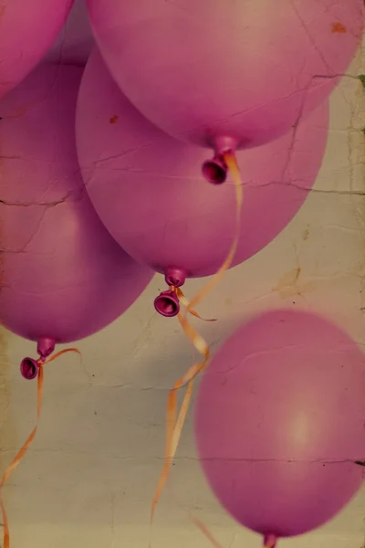 Różowe balony. — Zdjęcie stockowe