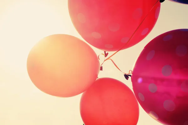 Närbild på ballonger — Stockfoto