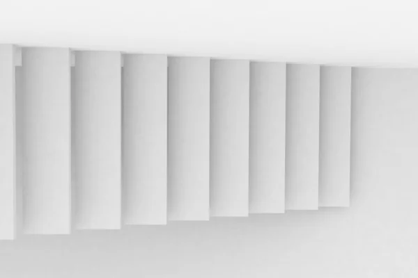 Escadaria branca abstrata — Fotografia de Stock