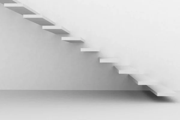 Soyut beyaz merdiven — Stok fotoğraf