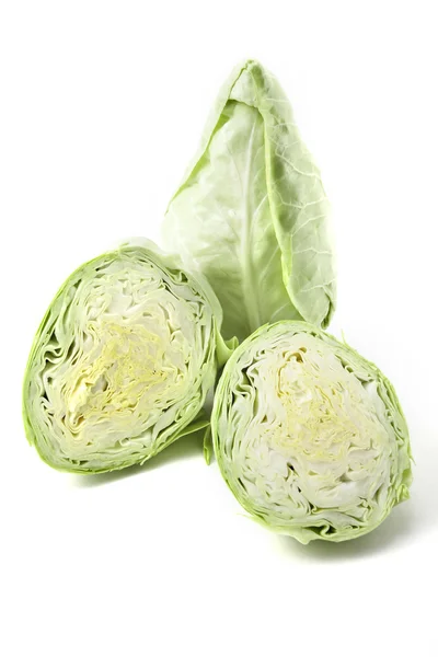 Slice pointed cabbage — Stock Photo, Image