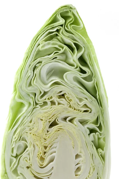 Slice pointed cabbage — Stock Photo, Image