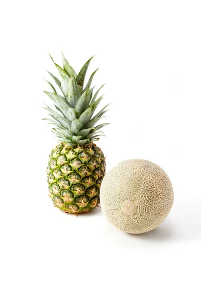 Melon and pineapple — Stock Photo, Image