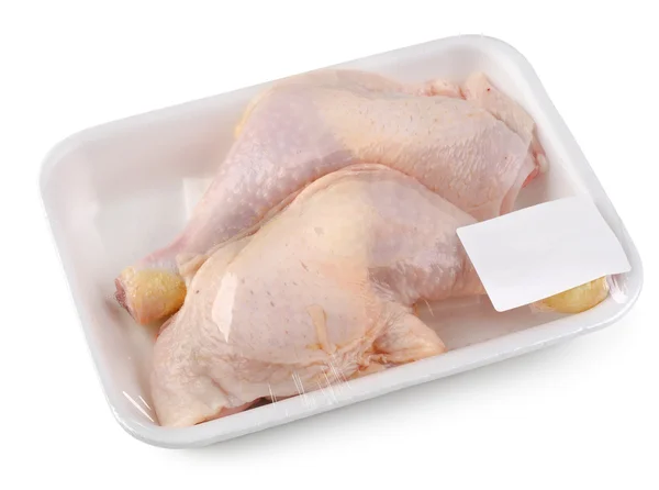 Bacchette di pollo isolate — Foto Stock