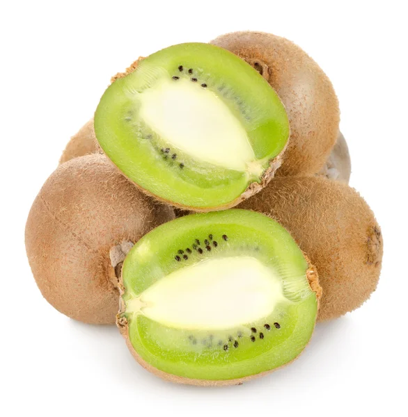 Sappige kiwi geïsoleerd — Stockfoto