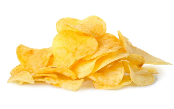 Aardappelchips Stockfoto