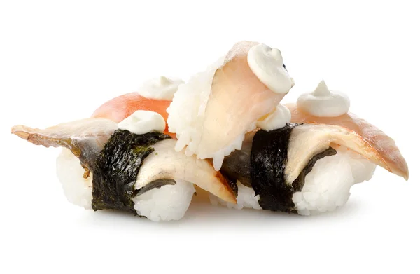 Sushi peixes isolados — Fotografia de Stock