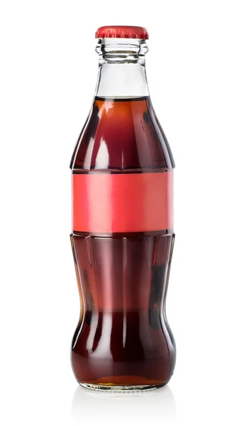 Glass bottle of cola — Stockfoto