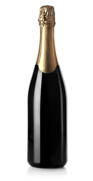 Champagnefles geïsoleerd — Stockfoto