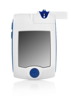 Beyaz glaucometer