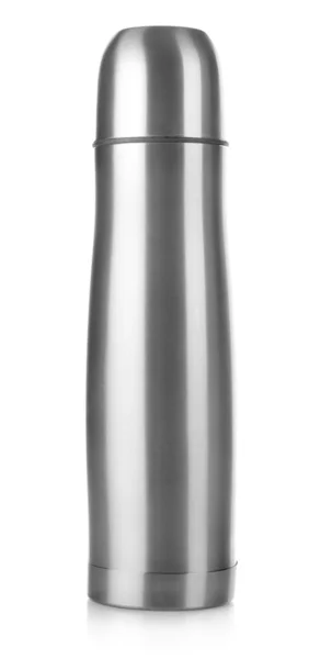 Stainless steel thermos — Stock Photo, Image