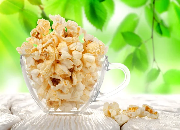 Popcorn in a cup — Stock Photo, Image