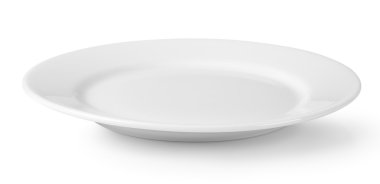 White dish clipart
