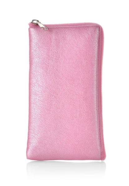 Pink case for mobile phone — Stock Photo, Image