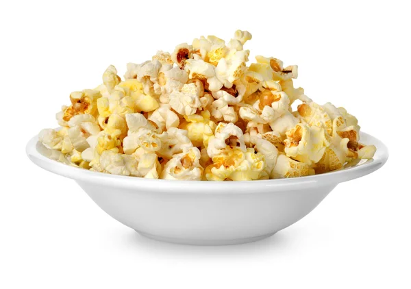 Popcorn w płycie — Zdjęcie stockowe