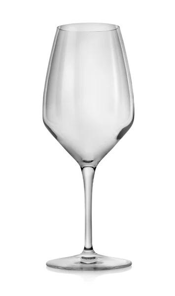 Lege wijnglas geïsoleerd — Stockfoto