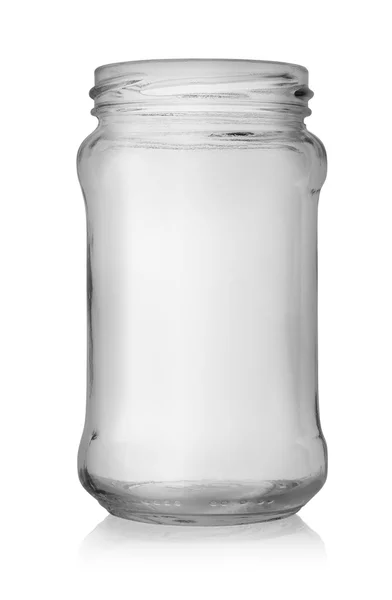 Empty jar isolated — Stock Photo, Image