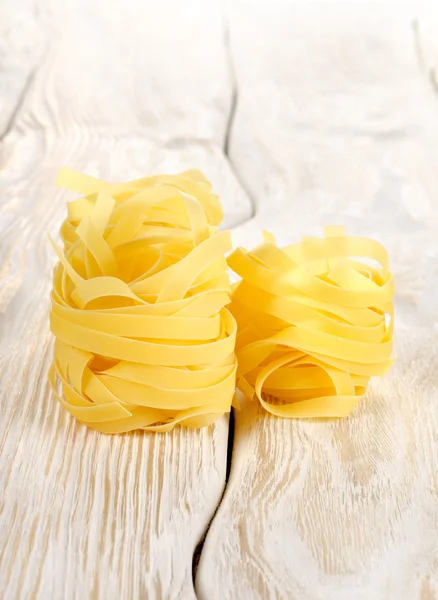 Pasta on a white table — Stock Photo, Image