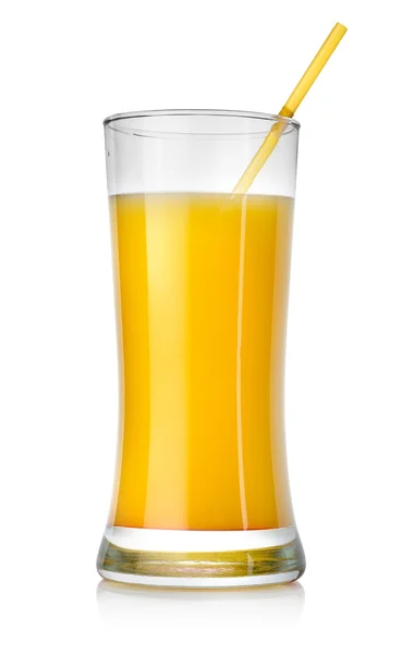 Orange cocktail in a big glass — Stock Photo, Image
