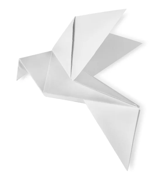Ptačí papír izolované — Stock fotografie