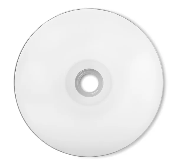 Witte cd-rom — Stockfoto