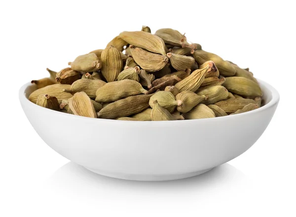 Cardamom in plate — Stock Photo, Image