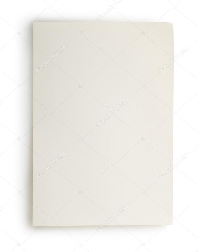 Sheet of yellow paper