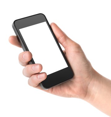akıllı telefon elinde