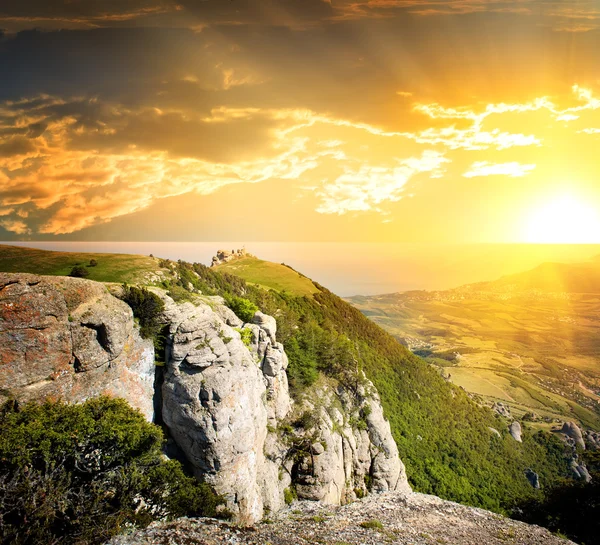 Mountains in valley of ghosts — Stock Photo, Image