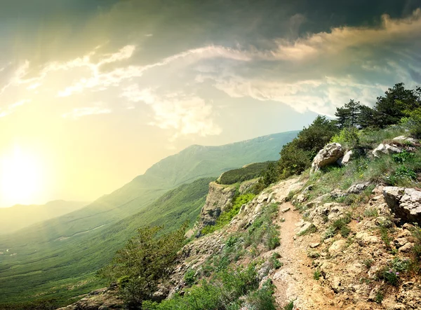 Road in mountains — Stock Photo, Image