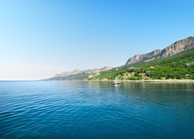 Blue Bay'de dağlar