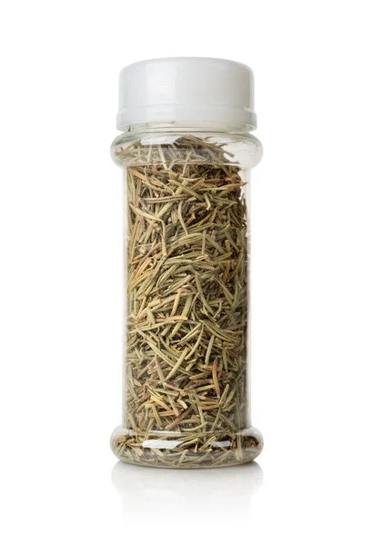 Rosemary in a glass jar — Stock Photo, Image