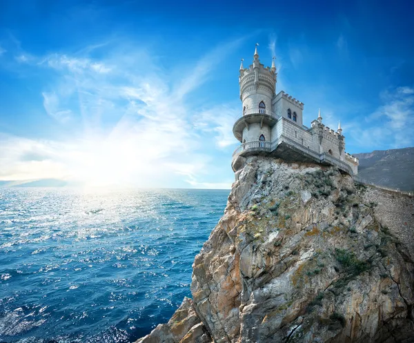 Swallow 's Nest castle in Crimea — Stok Foto